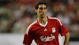Álvaro Arbeloa makes his swansong appearance for Liverpool in a friendly in Thailand last week