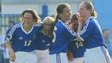 Laure Lepailleur (rechts) gewann 2003 mit Frankreich die U19-EM