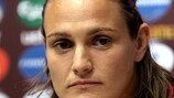 Nadine Angerer, gewohnt starker Rückhalt im deutschen Team