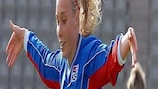 Margrét Lára Vidarsdóttir scored four times for Iceland
