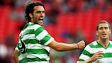 Georgios Samaras clinched Celtic's win in Moscow