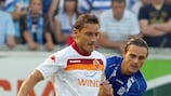 Francesco Totti (AS Roma) y Stef Wils (KAA Gent)