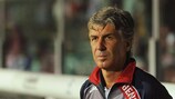 Genoa coach Gian Piero Gasperini is in his first European campaign