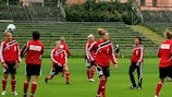 Тренировка сборной Германии в преддверии игры с итальянками