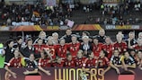 Germany celebrate their 2009 triumph - they aim to win the World Cup this year and another EURO in 2013