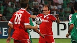 Arjen Robben was tired but happy after a tough evening in Tel-Aviv