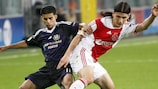 Action from Anderlecht's 1-1 draw against Ajax on Matchday 2