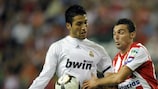 Real Madrid's Ezequiel Garay (left) made just 25 league appearances for Madrid