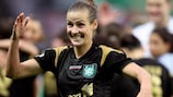 Simone Laudehr sicherte mit ihrem Treffer Duisburg ein Remis