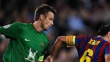 Sergei Semak (left) in action at Camp Nou on Matchday 3