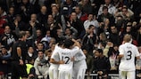 Madrid celebrate Gonzalo Higuaín's winner