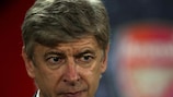 Arsène Wenger is determined to get an away goal in the first leg