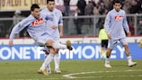 New Sevilla recruit Luca Cigarini (left) in action for Napoli last season