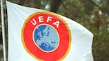 Die Flagge der UEFA