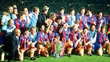 El Barça celebró su primer título, el logrado en 1992 en Wembley