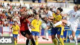 Suécia e Inglaterra defrontaram-se na final do último Europeu Feminino de Sub-19, na Bielorrússia