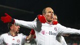 Traumtor fürs Viertelfinale: Arjen Robben rettete die Bayern in Florenz vor dem Aus