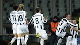Nicola Legrottaglie a ouvert le score pour la Juventus contre Fulham
