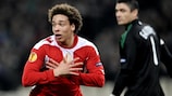 Axel Witsel wheels away after putting Standard ahead