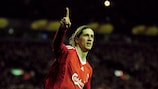 Fernando Torres comemora o 2-0