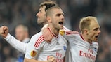 Mladen Petrić celebra o terceiro golo alemão, que acabou com as esperanças belgas