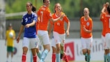 Lieke Martens (No9) made an instant impact for the Netherlands