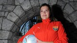FYROM goalkeeper Cvetanka Petrova