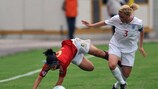 Deutschlands Angreiferin Hasret Kayikci verletzte sich gegen England