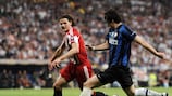 Diego Milito scores for Inter in last season's UEFA Champions League final