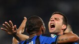Thiago Motta struck Inter's second against Lazio