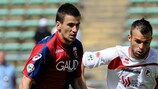 Riccardo Meggiorini con la maglia del Bari