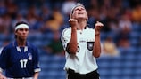 Doris Fitschen shows her elation at the end of the final in 1997
