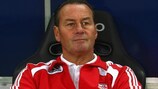 Huub Stevens, l'entraîneur du FC Salzburg
