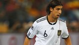 Sami Khedira balle au pied pour l'Allemagne