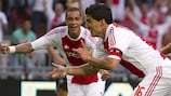Luis Suárez brachte Ajax mit seinem Tor kurz vor der Pause in Führung