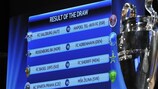 В Ньоне состоялась жеребьевка раунда плей-офф Лиги чемпионов УЕФА