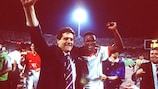 La joie de Fabio Capello et Marcel Desailly après la finale de 1994