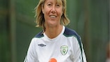 Die irische Nationaltrainerin Sue Ronan