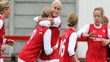 Arsenal will go into the FA WSL as reigning English champions