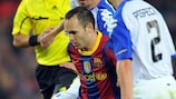 Andrés Iniesta was at the heart of a decent Barcelona showing against FCK