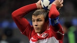 Sergei Parshivlyuk captained Spartak last week against Chelsea