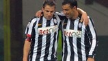 Alessandro Del Piero y Fabio Quagliarella, pareja goleadora de la Juve