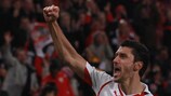 Ciprian Marica celebra un gol del Stuttgart la temporada pasada en la UEFA Europa League