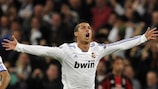 Cristiano Ronaldo a ouvert le score pour le Real Madrid CF sur un coup franc à la 13e minute