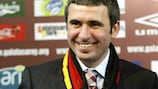 Gheorghe Hagi pictured in 2004, at the start of his first spell as Galatasaray coach