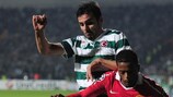 Patrice Evra shields the ball from Bursaspor's Turgay Bahadır
