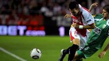 Slick Sevilla overwhelm eliminated Karpaty