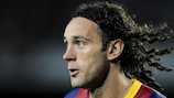 Gabriel Milito will miss Barcelona's last two UEFA Champions League group stage games