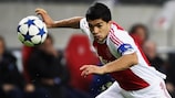 Luis Suárez em acção pelo Ajax