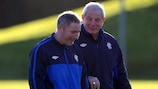 Walter Smith (right) with his assistant Ally McCoist